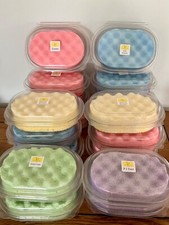 Soap Filled Exfoliating Sponge, Highly Scented, 86 SCENTS With Holder