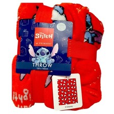 Disney stitch fleece throw - disney,