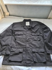 US BDU Field Military Combat Jacket - Black - Large - Brand New