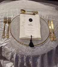 Luxury Gold Cutlery Set x70