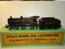 Bassett Lowke O Gauge 3 Rail DC Electric LMS Brown 4-4-0 Compound 1063 Boxed