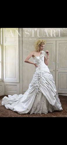 Ian stuart silk wedding - silk, dress