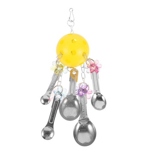 Reusable parrot toys with - with, bell