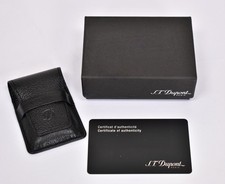 S.T Dupont Ligne D Lighter Case, Leather, Black, Etui Briquet Ligne D - 092019