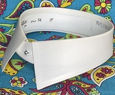 Vintage shirt collar size 17 Collars Ltd style 54 detachable starched C