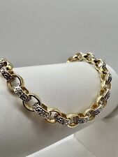 9ct Solid Gold Ladies Bracelet