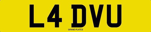 Lad number plate lads player - lad,