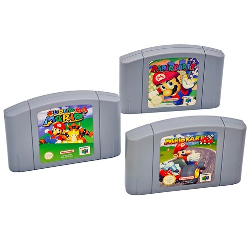 Mario n64 nintendo game bundle - nintendo,