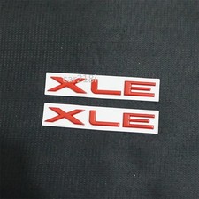 2x Matte New Red XLE Metal