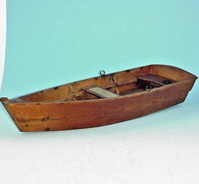 VINTAGE 1930s WOODEN ROW BOAT