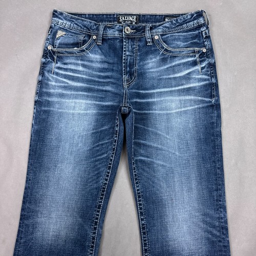 Salvage jeans mens 34x36 blue - mens,