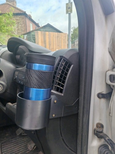 Van cup holder extended arm - van,