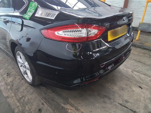 Rear bumper black ford mondeo - black,