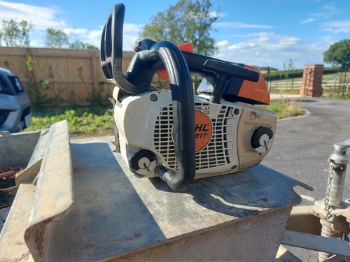 Stihl ms201t chainsaw - chainsaw, top