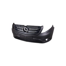 Front Bumper Grey & Fog Lamp