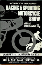 1972 Motorcycle Mechanics Racing & Sporting Show Programme Motorbikes Fun Bug
