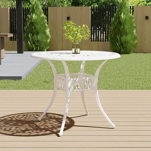 91cm round cast - round, aluminium
