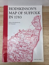 Hodskinsons Map Of Suffolk In