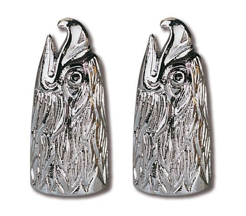 Chrome eagle head - eagle, tyre