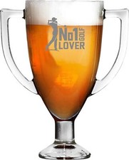 No 1 Golf Lover Trophy Shape