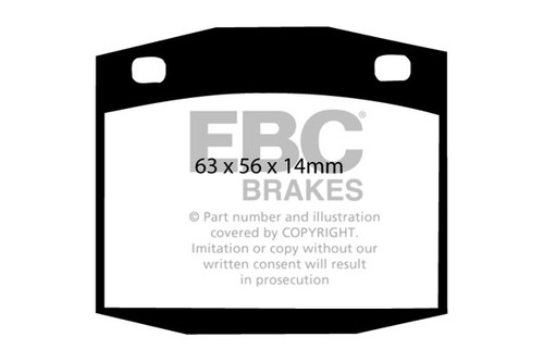 Ebc ultimax front brake pads - ultimax,