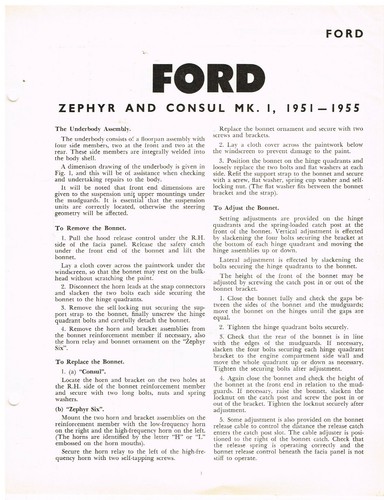 Ford consul zephyr mk1 - zephyr, '51-55