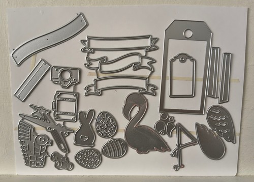 Mixed die set tags banners - die, tags,