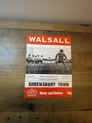 Walsall shrewsbury div 3 - walsall,