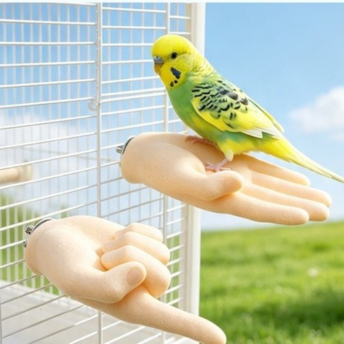 Simulated hand shaped bird - hand,