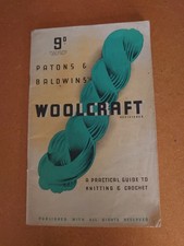Vintage Wool craft Guide To Knitting & Crochet