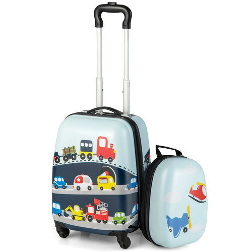 Costway pieces kids luggage - costway,