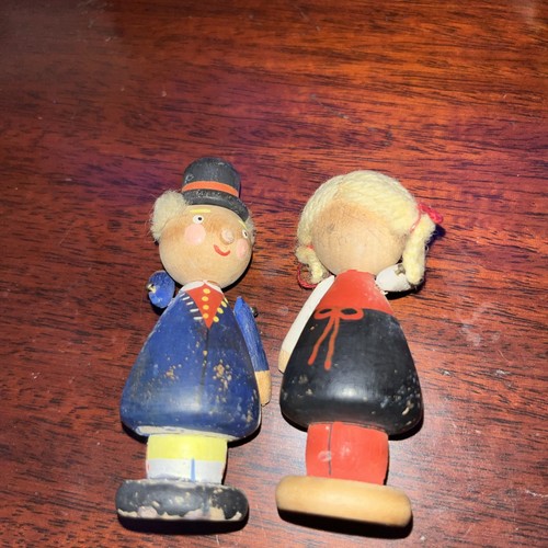 Vintage wooden dolls - vintage, swedish