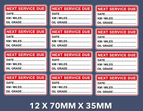 Sticker service car - car, van