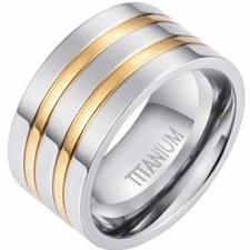 Mens 10mm Titanium Wedding
