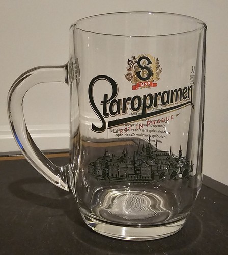 Staropramen pint tankard - staropramen,