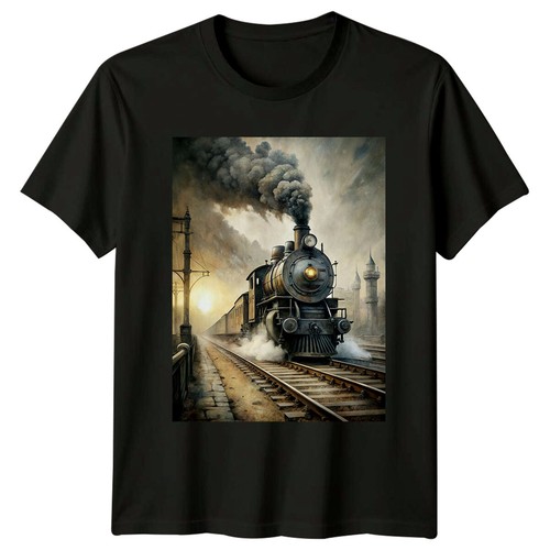 Vintage steam train - vintage,