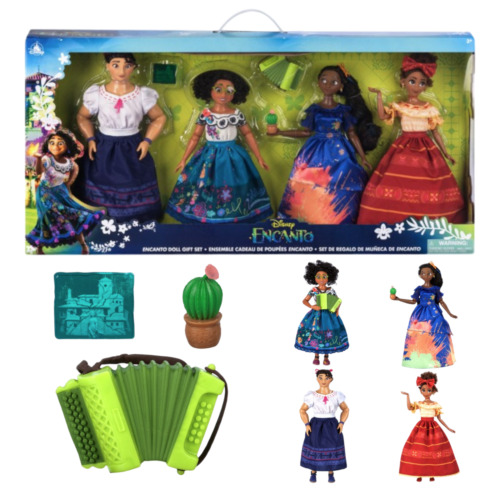 Disney encanto large 4 dolls - -,