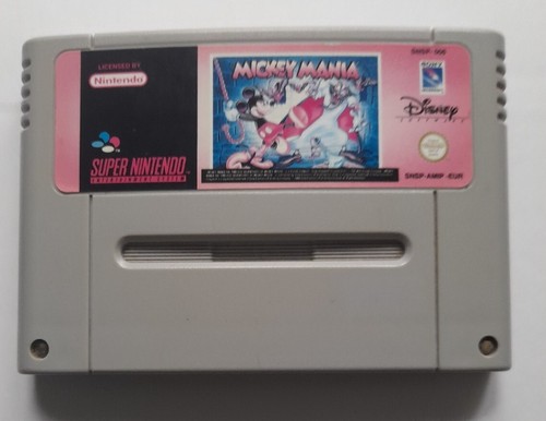 Snes mickey mania pal cart - pal,