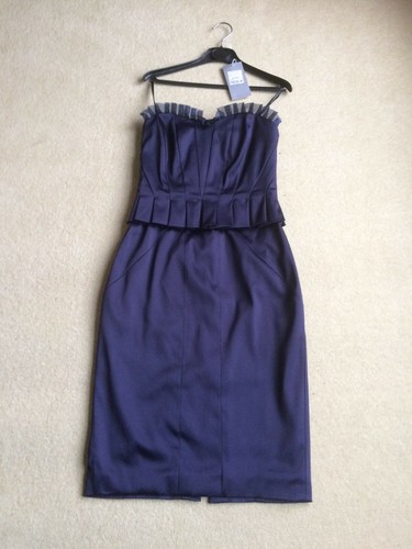 Untold dress - (midnight, blue)