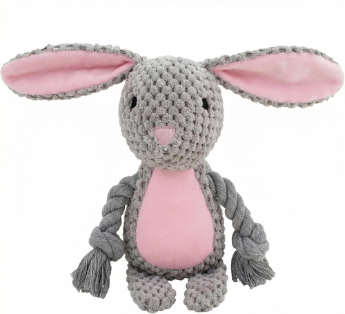 Easter bunny plush dog toy - plush,