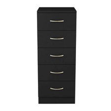 Narrow Tall Chest of 5 Drawers