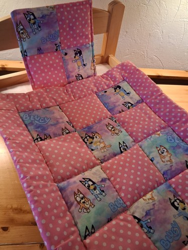 Dolls pram cot bedding set - bedding,