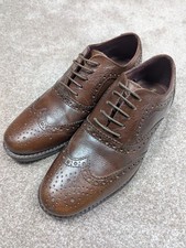 Taylor & Wright Brown Leather Brogue Shoes Men’s UK Size 6 EU 39 Wingtip