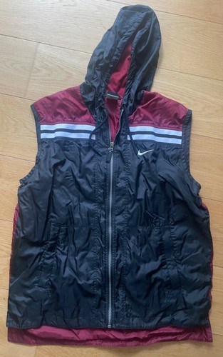 Nike vintage hooded gilet - vintage,