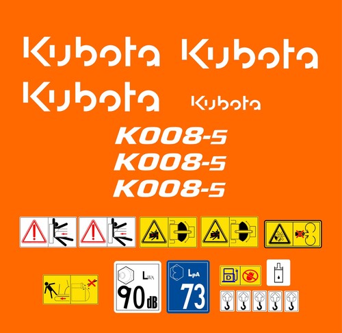 Kubota k008 mini digger - k008-5,
