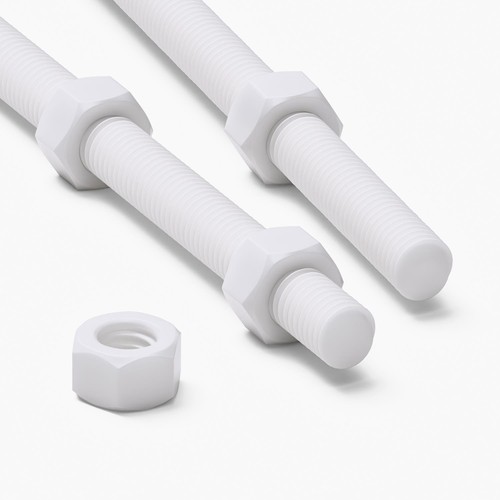 White ptfe m12 - ptfe, 200