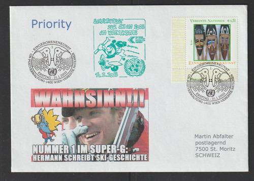 Special airmail aua uno vienna - special,