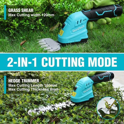 Duratech cordless hedge - 2-in-1,
