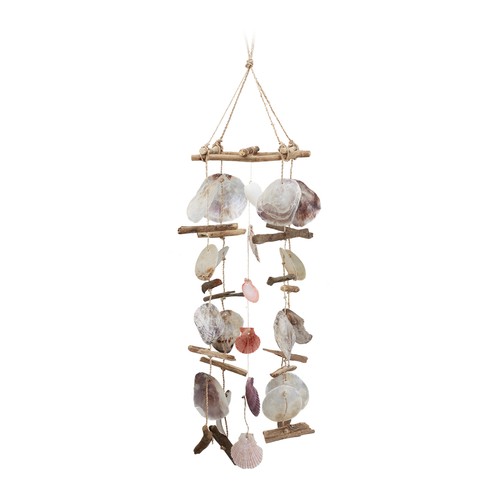 Driftwood capiz seashells wind - capiz,
