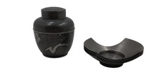 Vintage Japanese Pewter Lidded
